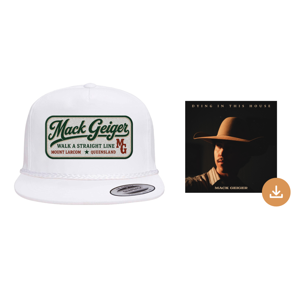 MG Patch Hat White + Digital Download